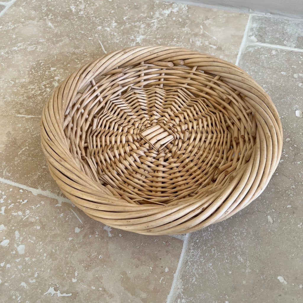 Kleine ronde mand, Ophalen, Zo goed als nieuw, Rond, Mand