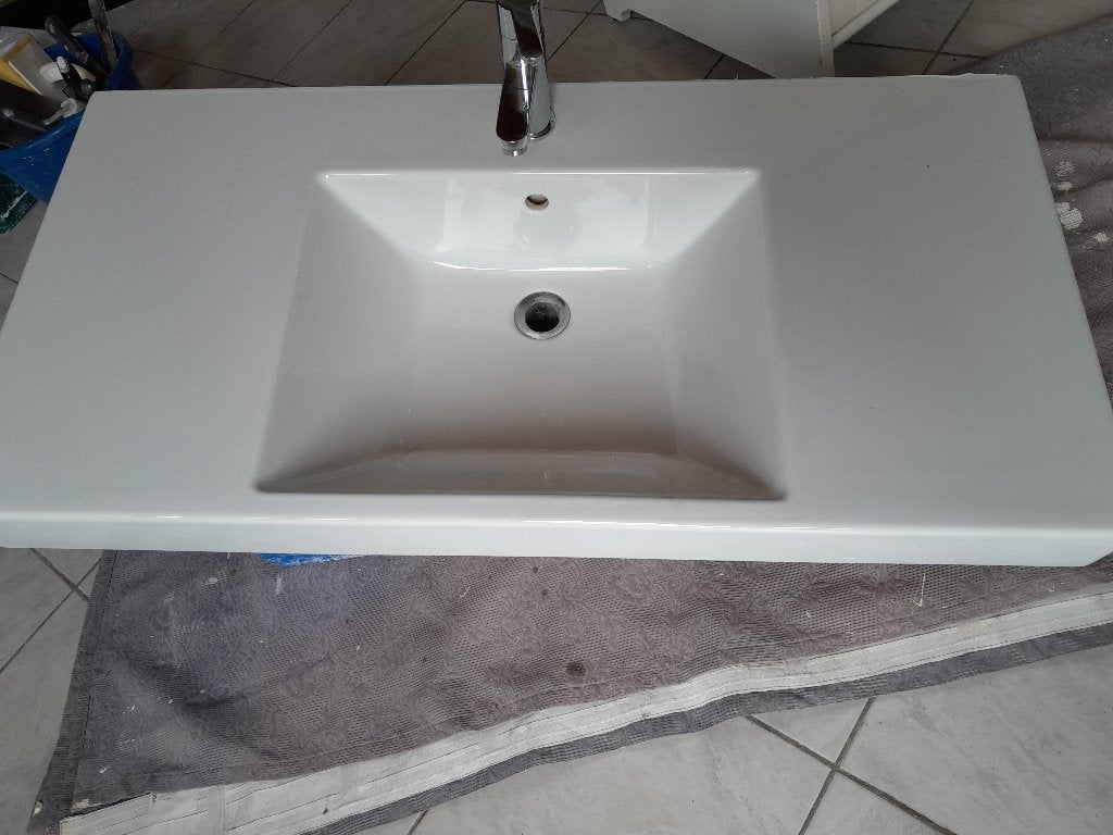 Lavabo, Ophalen, Zo goed als nieuw, Steen, Wastafel