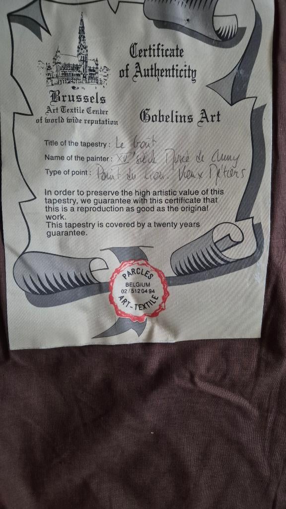 mooie wandtapijt, Antiek en Kunst, Ophalen of Verzenden