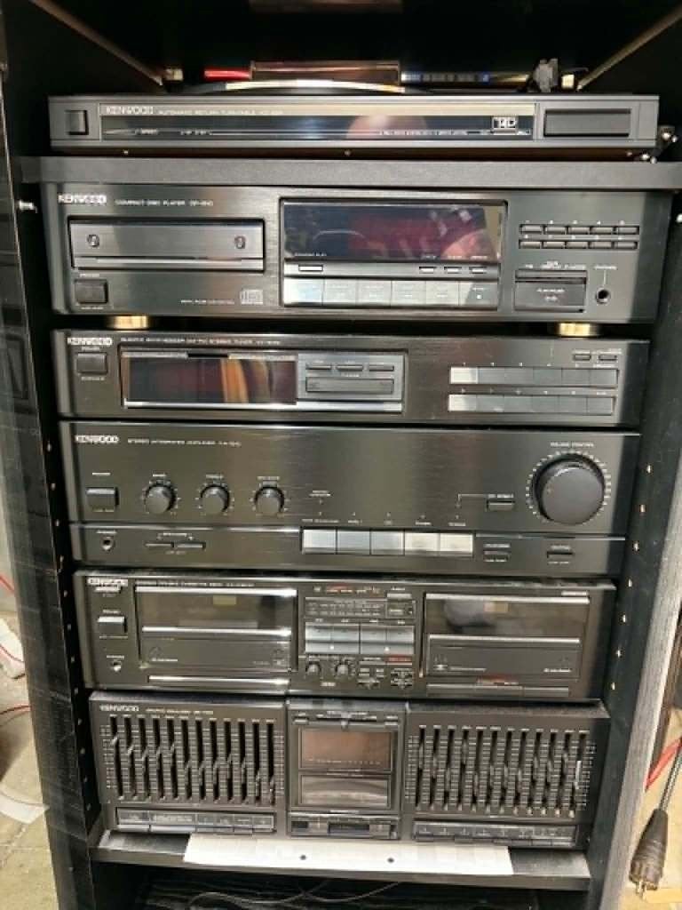 hi-fi KENWOOD + boxen van technics, Losse componenten, Ophalen, Overige merken, Tuner of Radio