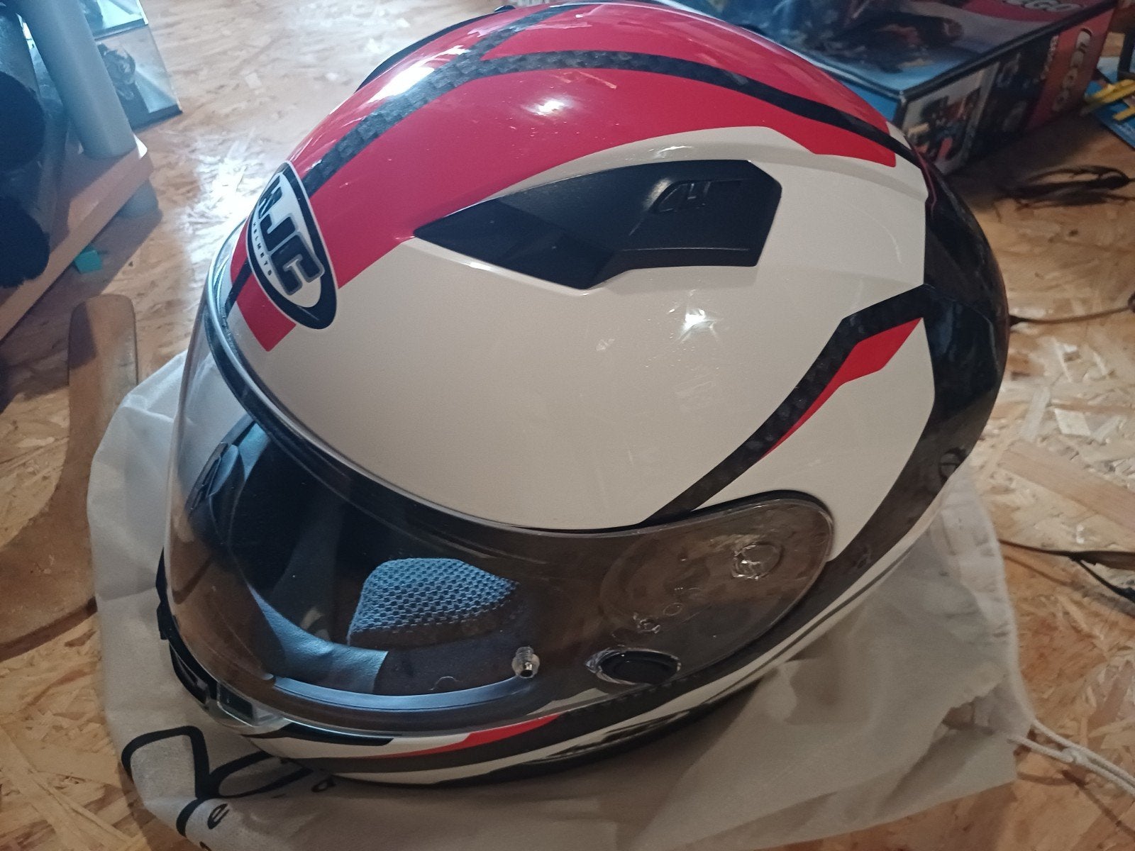 HJC helm in nieuwstaat XS-54, Motoren, Ophalen, XS, Kinderen, HJC