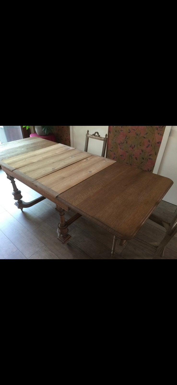 Table sur roulettes, extensible jusqu'à 2,5 m, 8 chaises, Maison & Meubles, Tables | Tables à manger, Enlèvement, Comme neuf