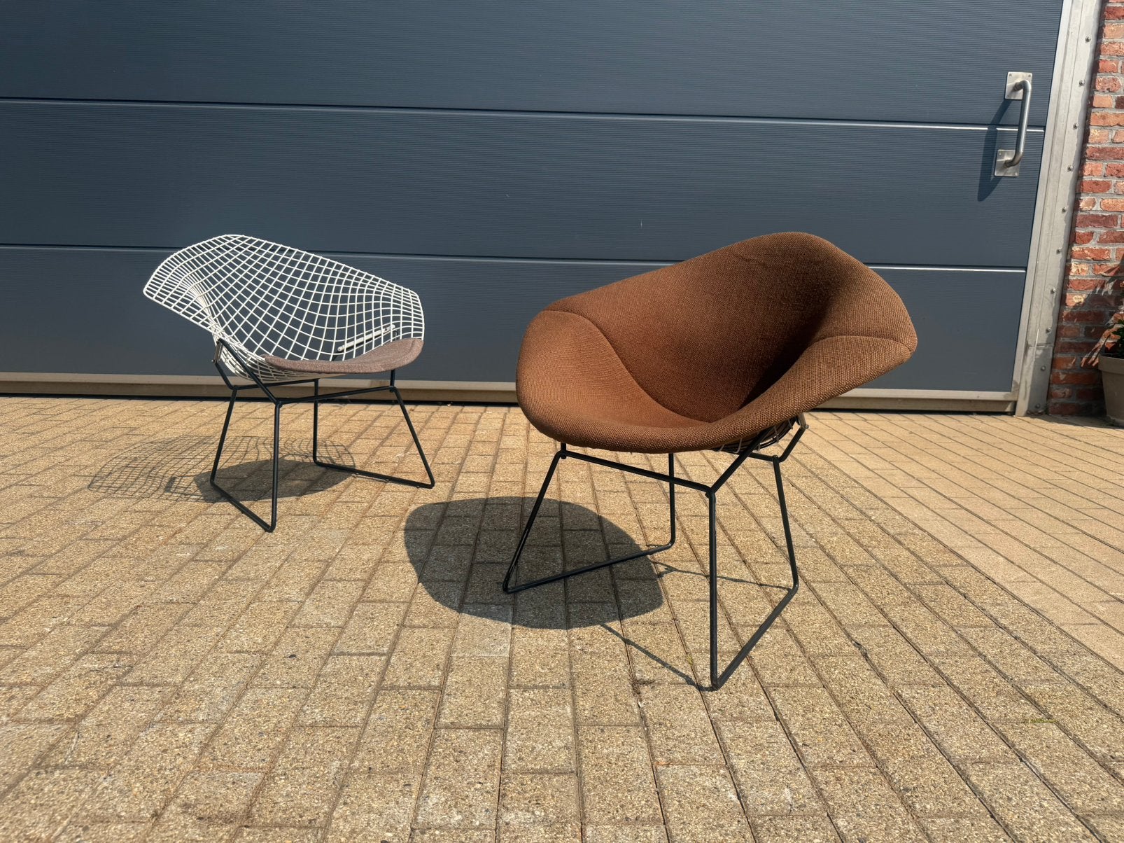2 chaises vintage Knoll Bertoia Diamand en excellent état !, Enlèvement ou Envoi, Cassina artifort togo mah jong vitra b&b italia sede leolux cor