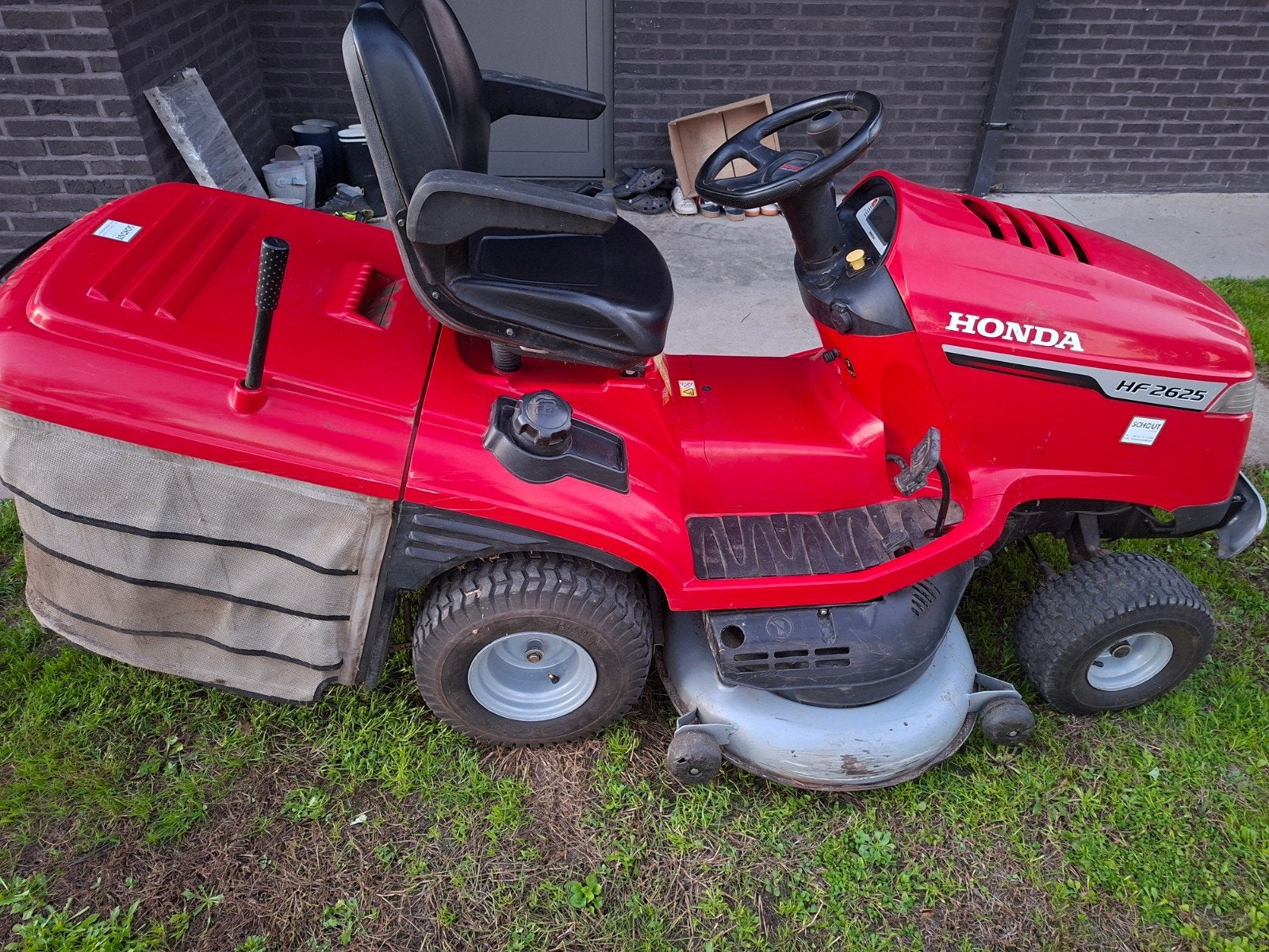Honda Zitmaaier HF 2526 HMEH, Tuin en Terras, Ophalen, Honda, Zo goed als nieuw, Elektrische starter