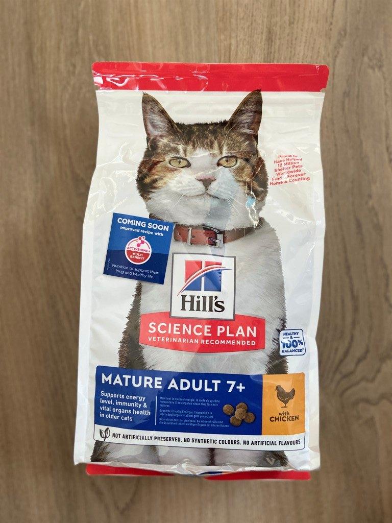 6 x 1,5 kg Hill's Mature Adult 7+ chat, Animaux & Accessoires, Nourriture pour Animaux, Enlèvement ou Envoi, Chat