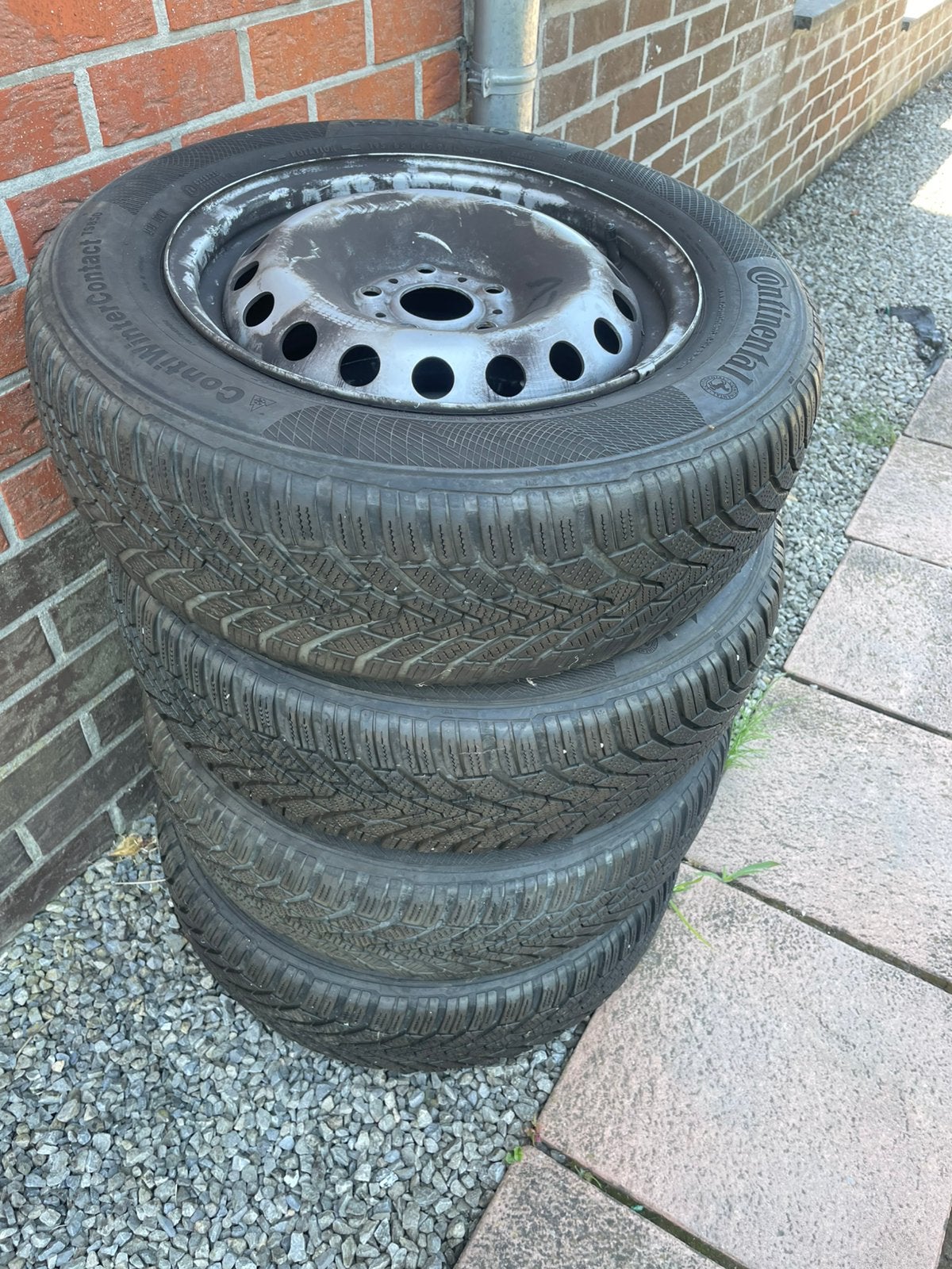 Winterbanden wintervelgen Renault 195/65/15, Auto-onderdelen, Ophalen, 15 inch, Velg(en), Winterbanden