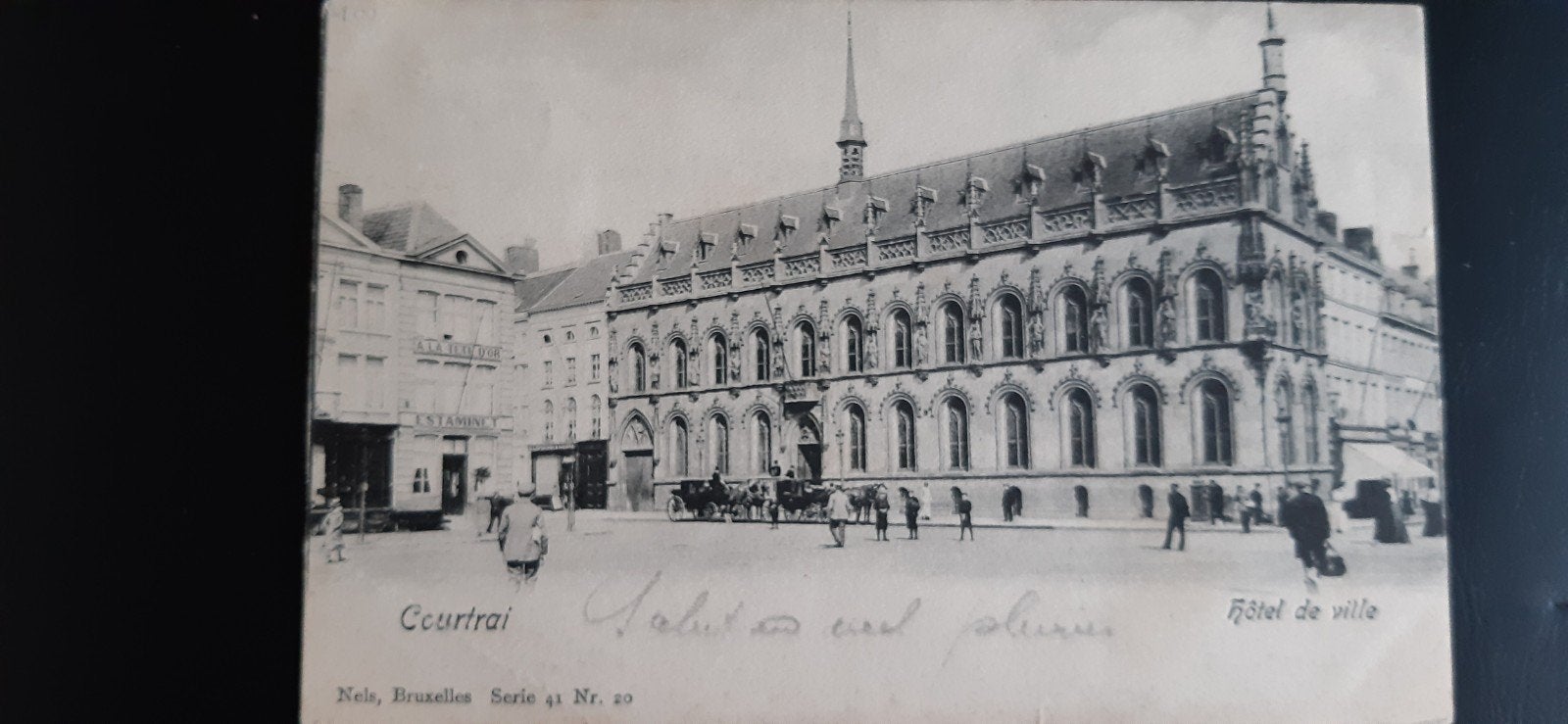 KORTRIJK COURTRAI GRAND PLACE STADHUIS, Verzamelen, Ophalen of Verzenden