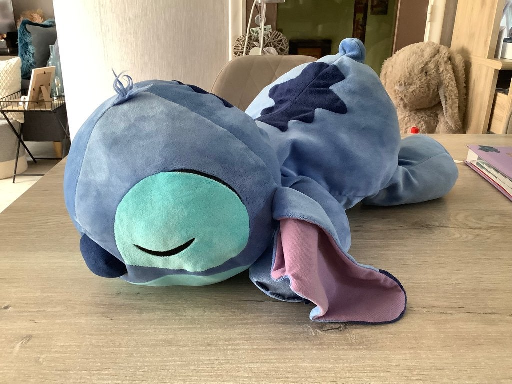 Disney Stitch Cuddleez pluche character (24x45 cm), Disney, Disney, Overige typen, Blauw
