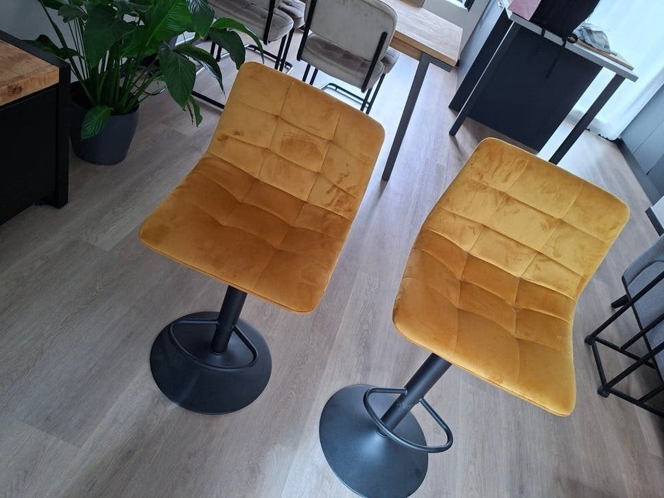 Barstoel 2x - Industriële stijl, Maison & Meubles, Tabourets de bar, Enlèvement