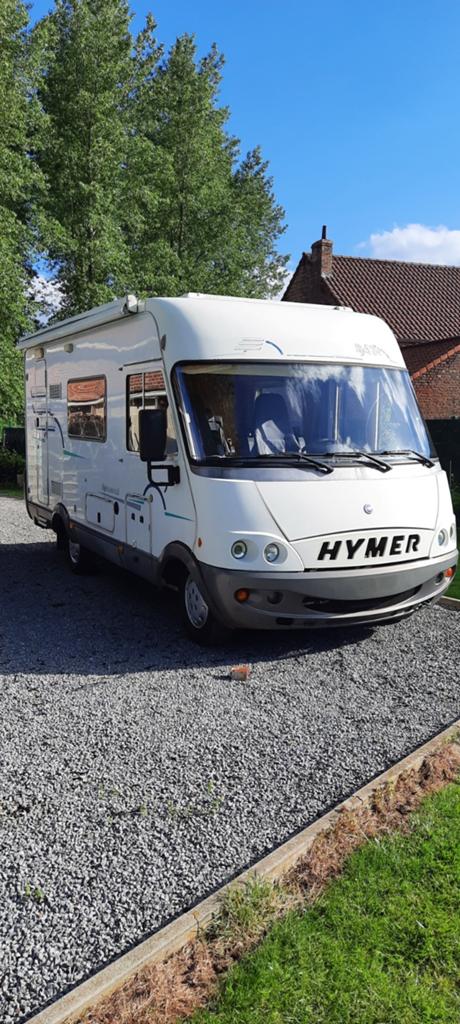 Fiat Hymer Mobilhome te koop, Caravans en Kamperen, Fiat, Particulier, Koelkast, Fiat
