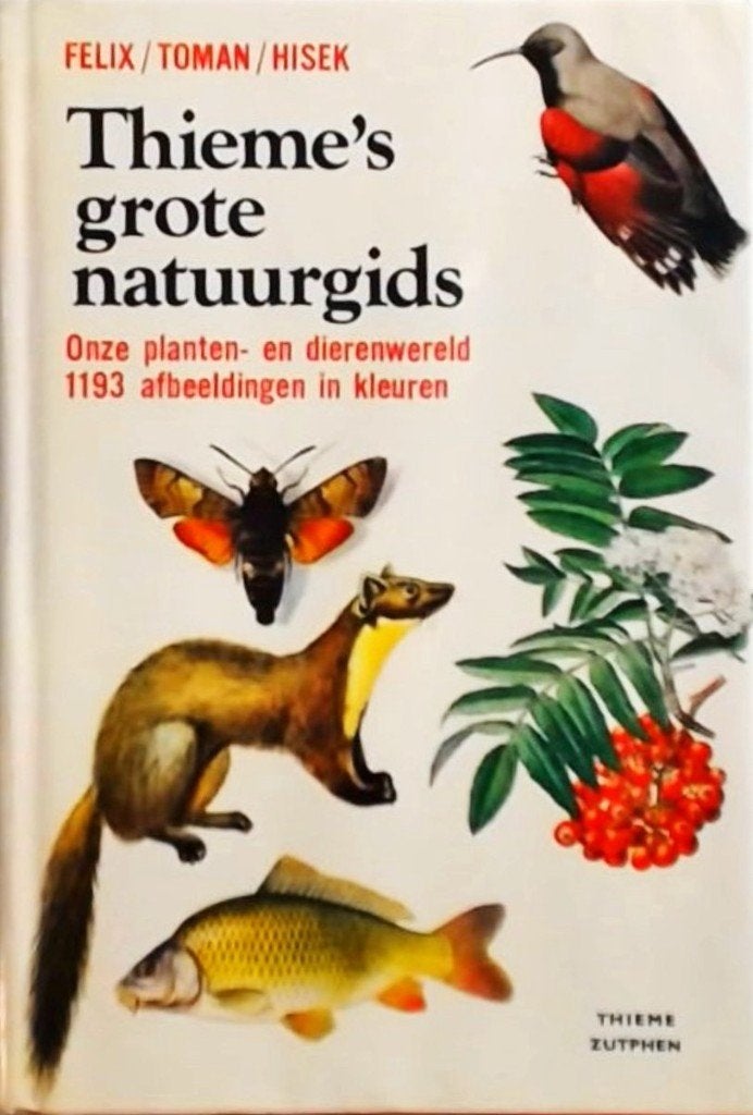 boek: Thieme's grote natuurgids + Thieme's volièreboek, Boeken, Ophalen of Verzenden, Gelezen