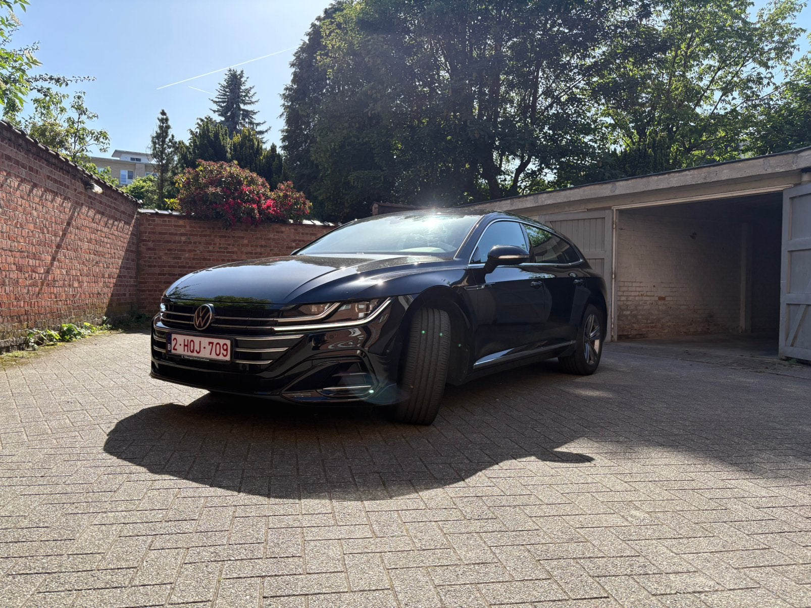 Volkswagen Arteon Rline Shooting Break ehybrid, Auto's, Volkswagen, Arteon, Alcantara, Zwart, Break
