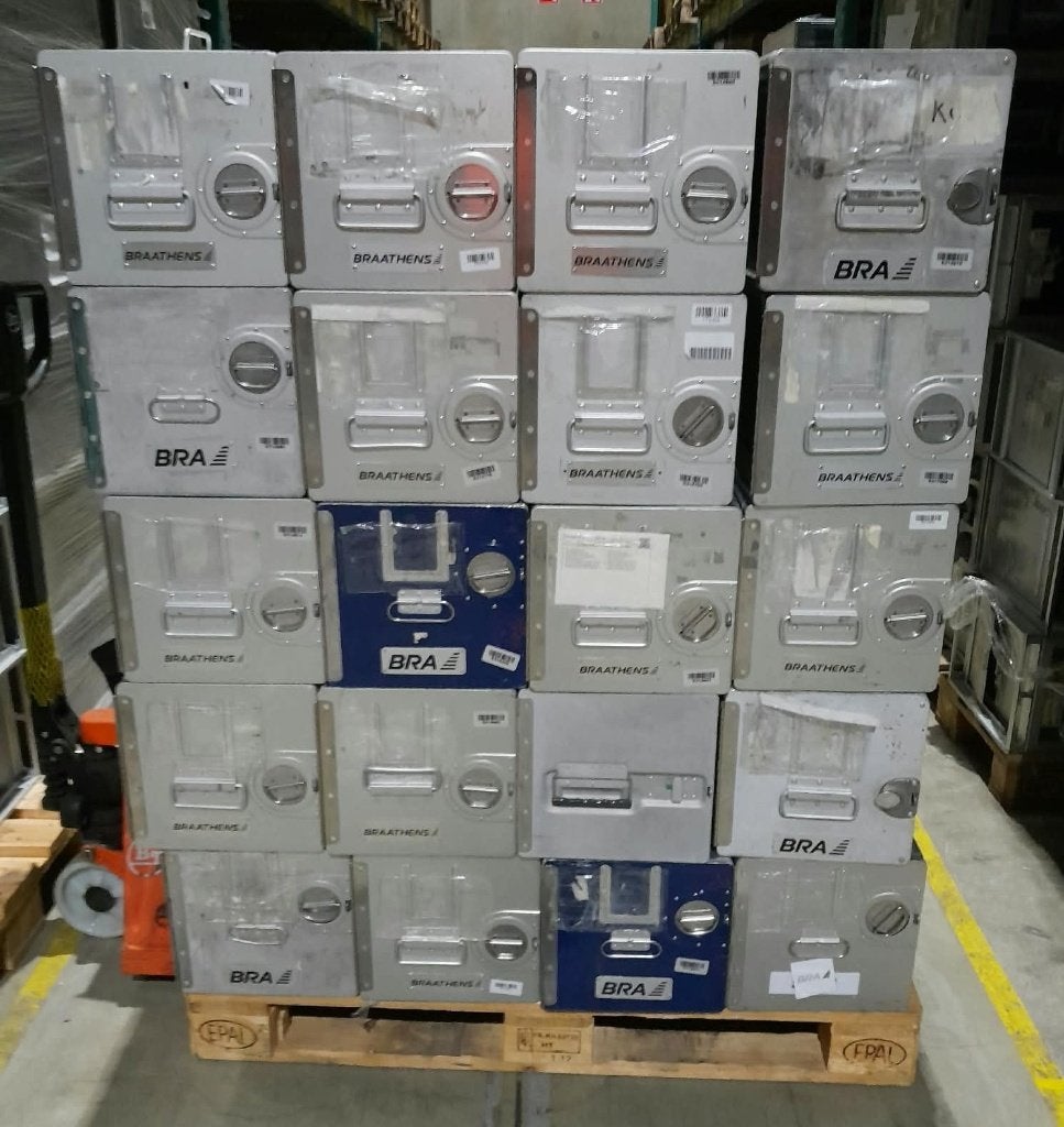 vliegtuig containers trolley trollies galley luchtvaart, Verzamelen, Luchtvaart en Vliegtuigspotten, Ophalen of Verzenden, Gebruikt