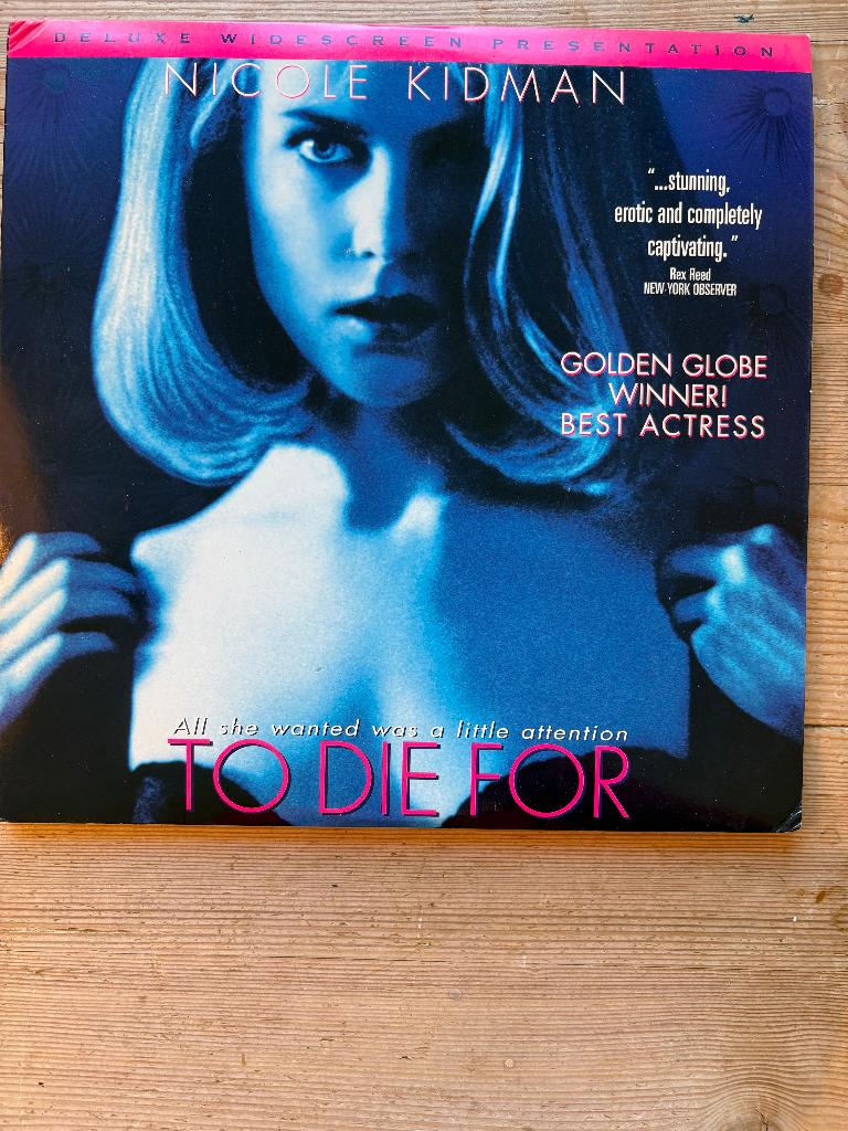 LaserDisc — To Die For  — Deluxe breedbeeld, Verzamelen, Film en Tv, Gebruikt, Film, Ophalen of Verzenden