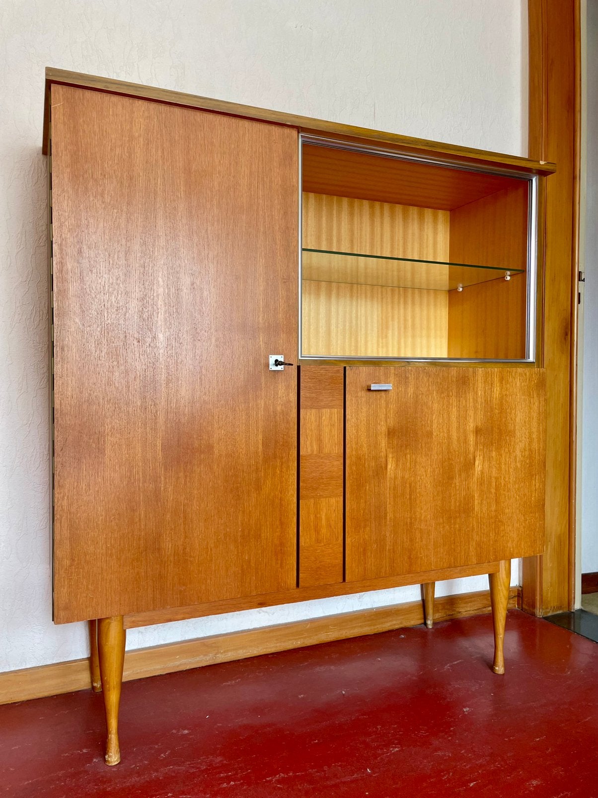 Vintage highboard, Ophalen, Gebruikt