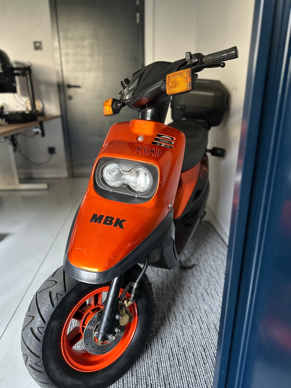 Mbk booster Road “4865km”, Fietsen en Brommers, Ophalen, Tweetakt, 50 cc, Klasse B (45 km/u)