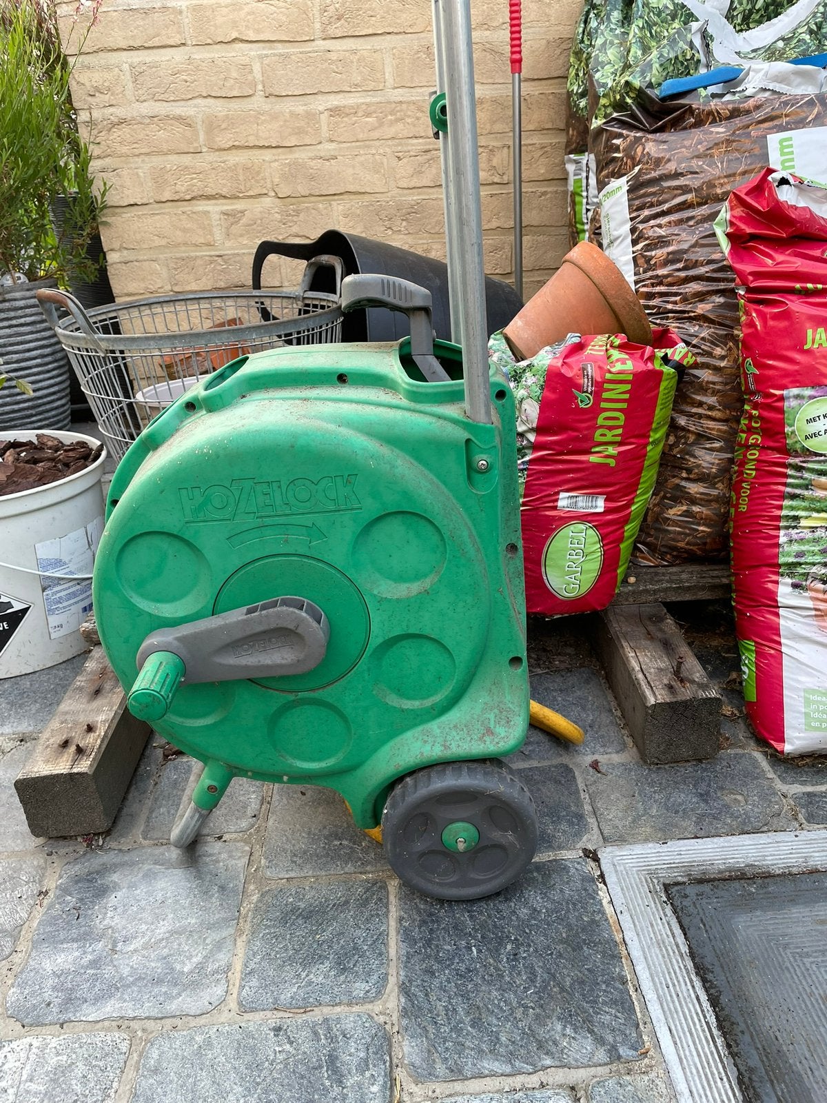 Tuinslanghaspel, Tuin en Terras, Tuinslangen, Ophalen, Gebruikt, Tuinslanghaspel