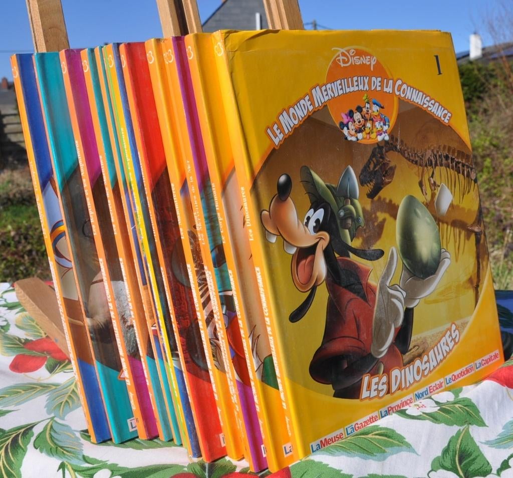 serie de 14 livres Disney  monde merveilleux et connaissance, Enlèvement ou Envoi, Comme neuf