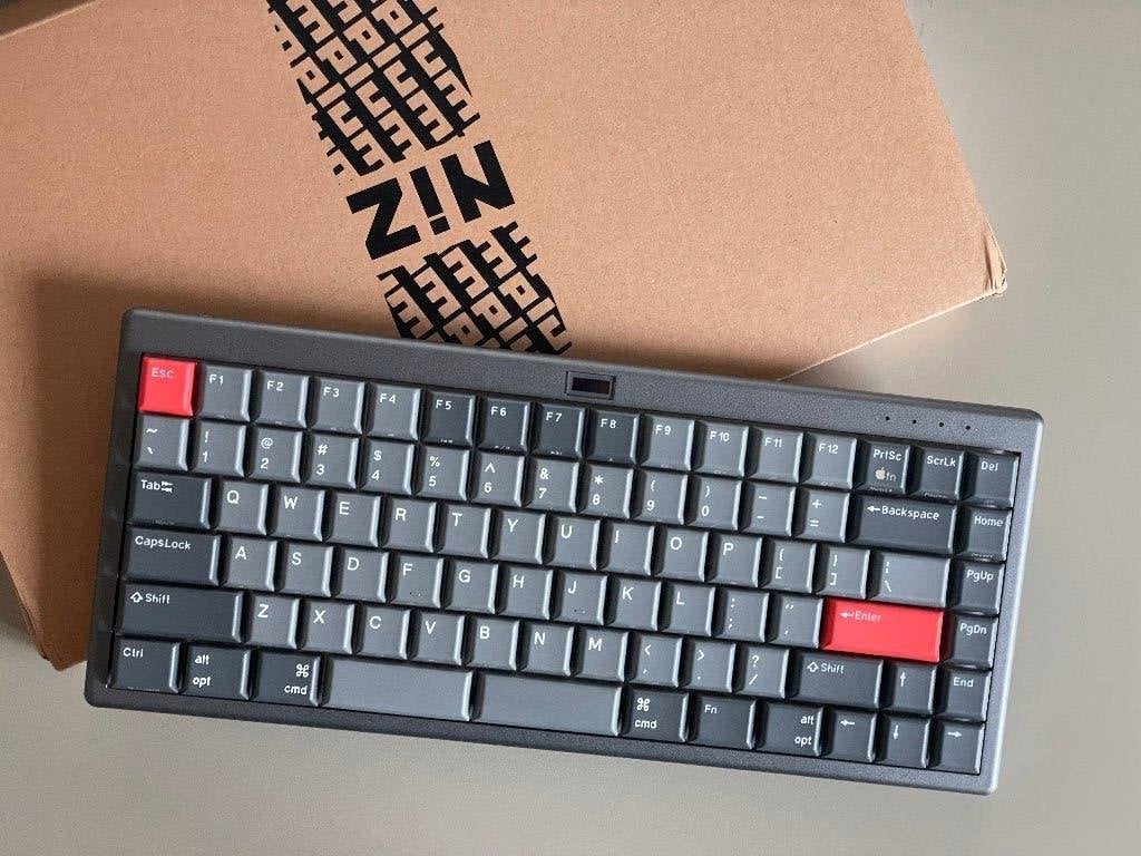 NiZ L84 Dark Gray wireless version, Computers en Software, Ophalen, Multimediatoetsen, Nieuw, Draadloos