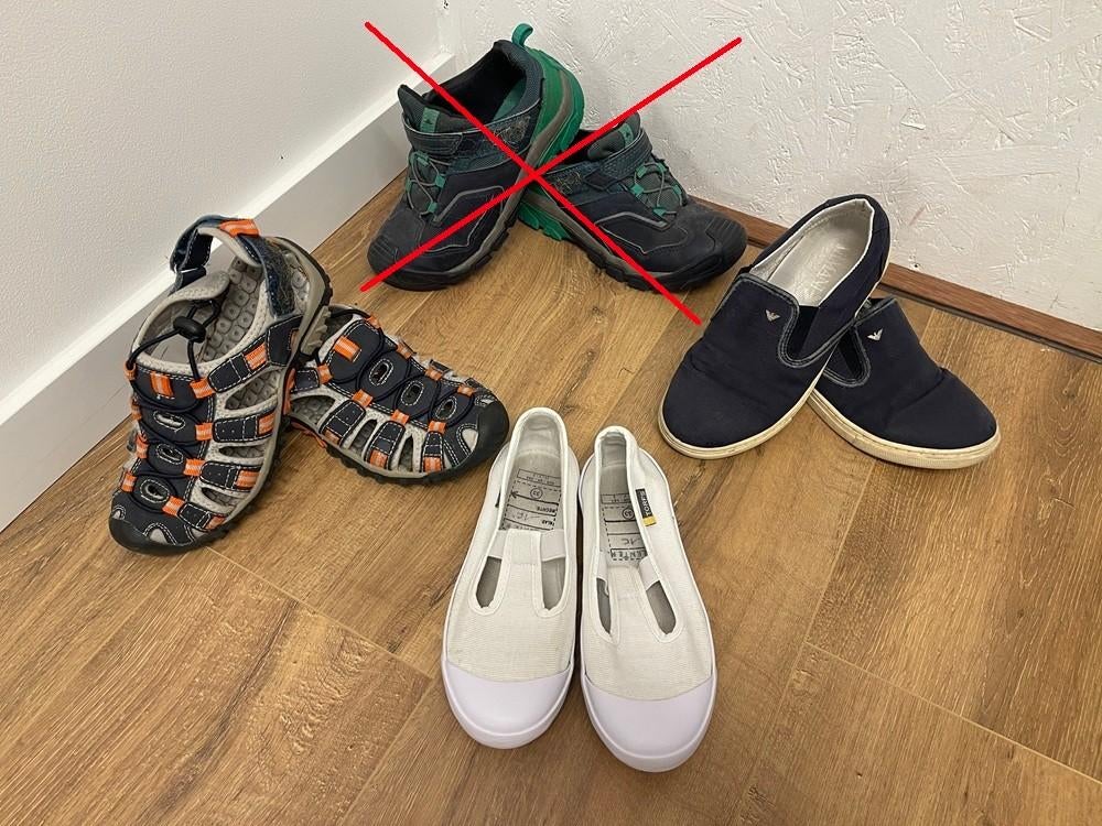 Schoenen maat 33 (3 paar-5€) JONGEN, Gebruikt, Overige typen, Ophalen of Verzenden, Jongen