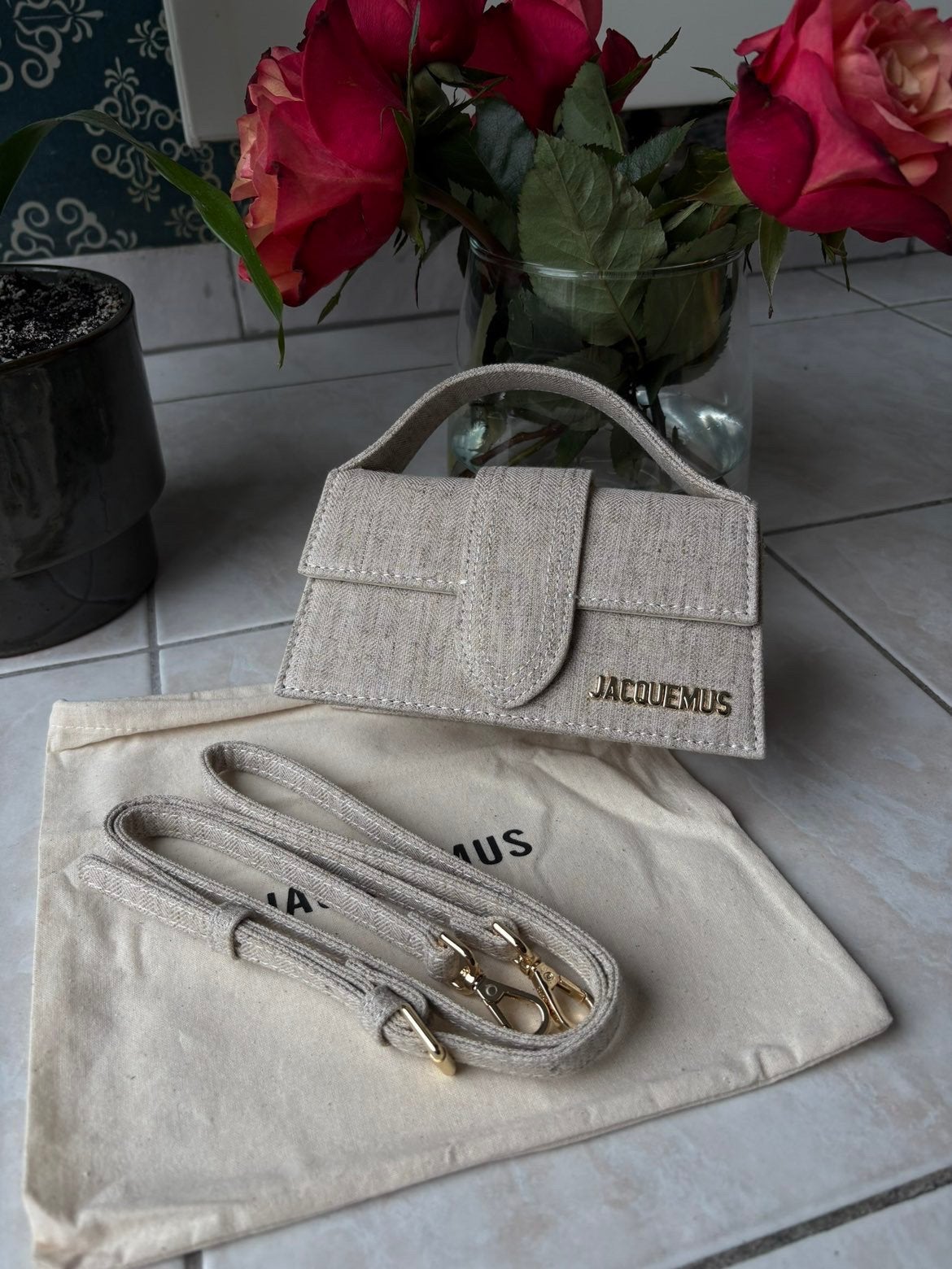 Jacquemus tas, Bijoux, Sacs & Beauté, Enlèvement, Comme neuf