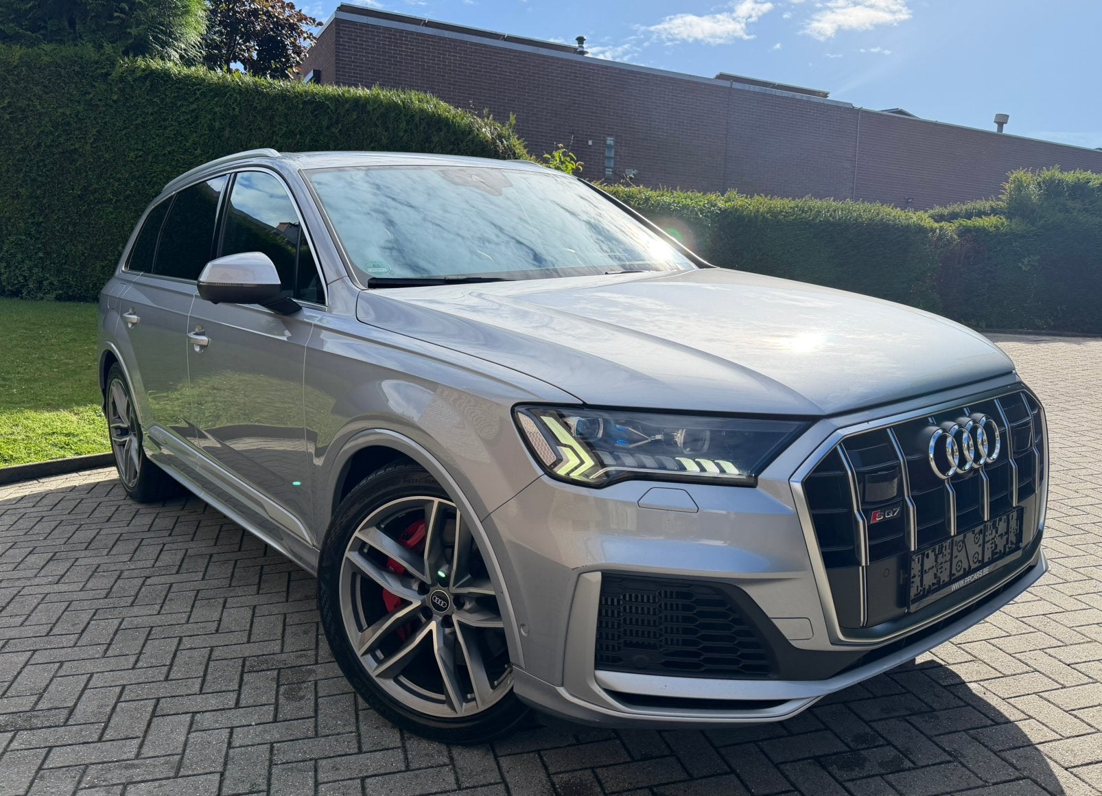 AUDI SQ7 V8 TDI 435PK Full Option, Autos, Achat, Entreprise, Entretenue par le concessionnaire, Noir