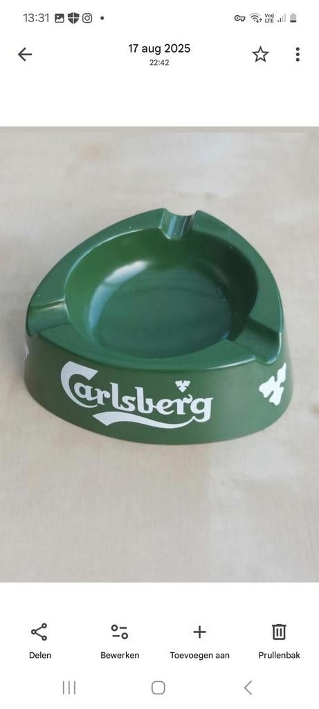 Asbak, Verzamelen, Biermerken, Ophalen