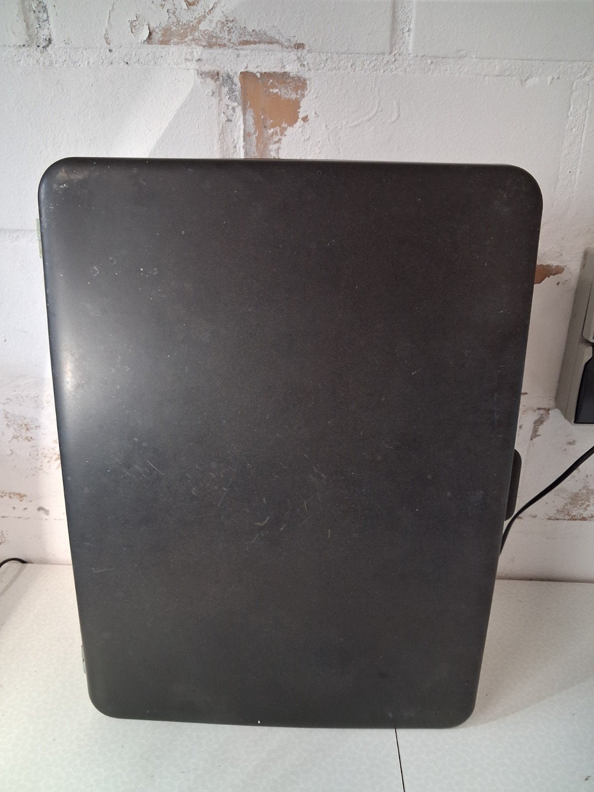 vintage zwart zwaar pvc medicijnkastje, Huis en Inrichting, Ophalen