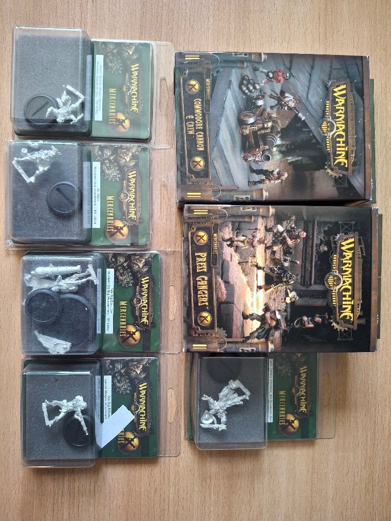 Lot de figurines Warmachine mercenaires, Hobby & Loisirs créatifs, Modélisme | Figurines & Dioramas, Enlèvement, Neuf, Personnage ou Figurines