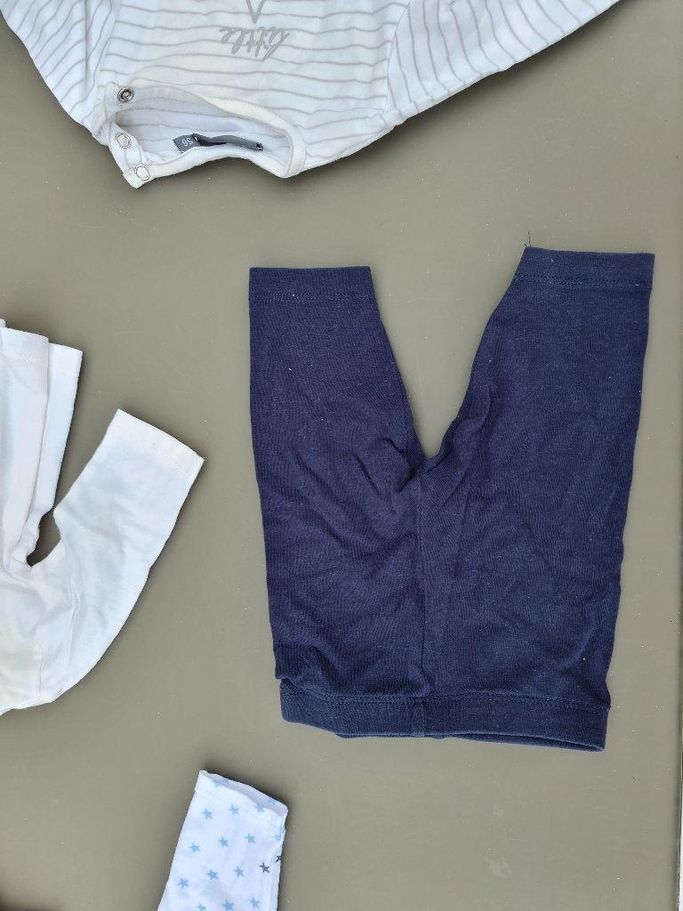 donker blauwe legging, broek 56, Kinderen en Baby's, Ophalen, Zo goed als nieuw