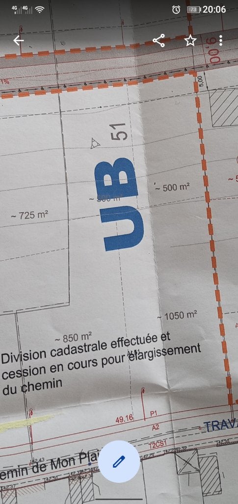 Terrain à bâtir vireux-wallerand, France, 1500 m² of meer