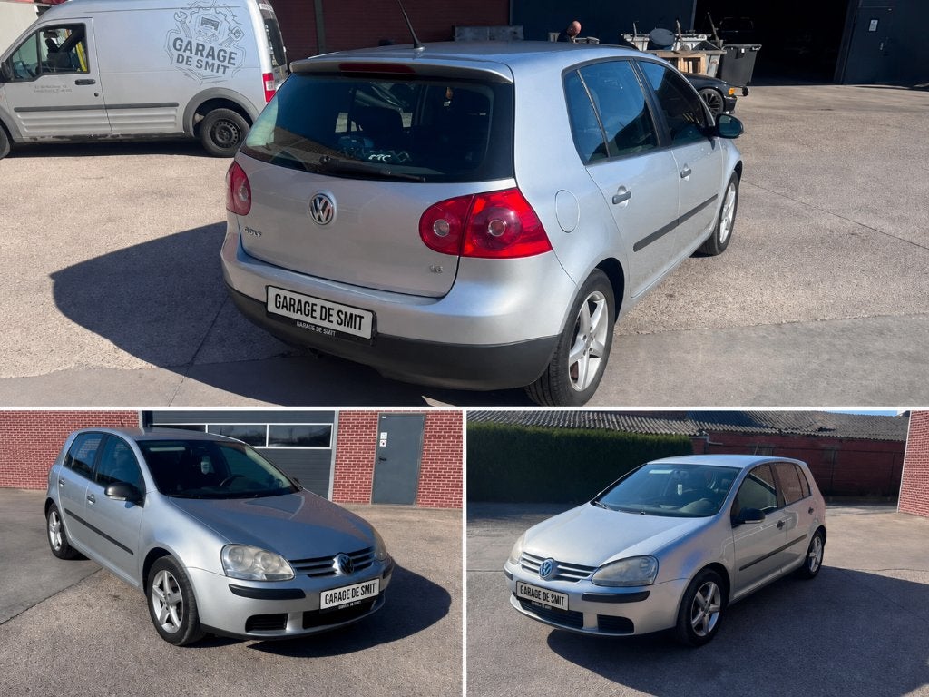 Golf V 1.6 Benzine 2006, Auto's, Voorwielaandrijving, Stof, Zwart, 4 cilinders