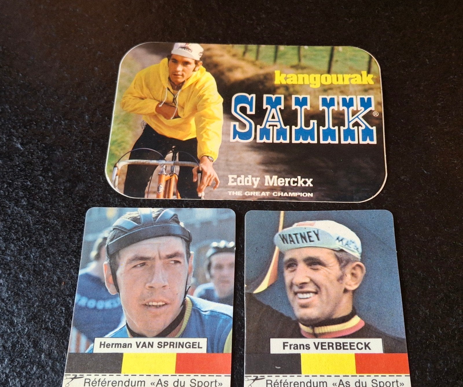 Autocollants pour lots de cyclisme Eddy Merckx Van Springel, Enlèvement ou Envoi, Comme neuf, Sport