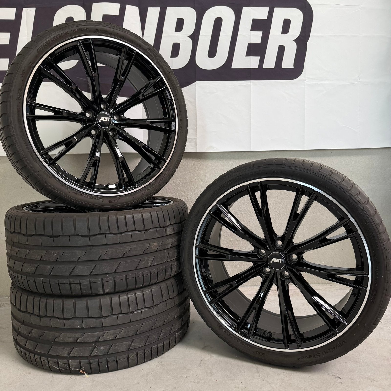 21 inch Audi A6 S6 A7 S7  ABT look Velgen met banden, Autos : Pièces & Accessoires, Pneus et Jantes, Enlèvement ou Envoi, Véhicule de tourisme
