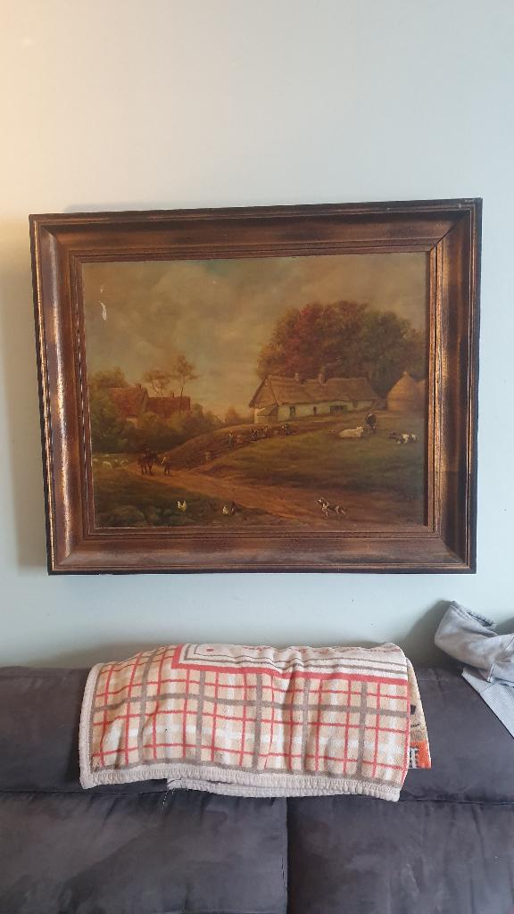 schilderij, Ophalen