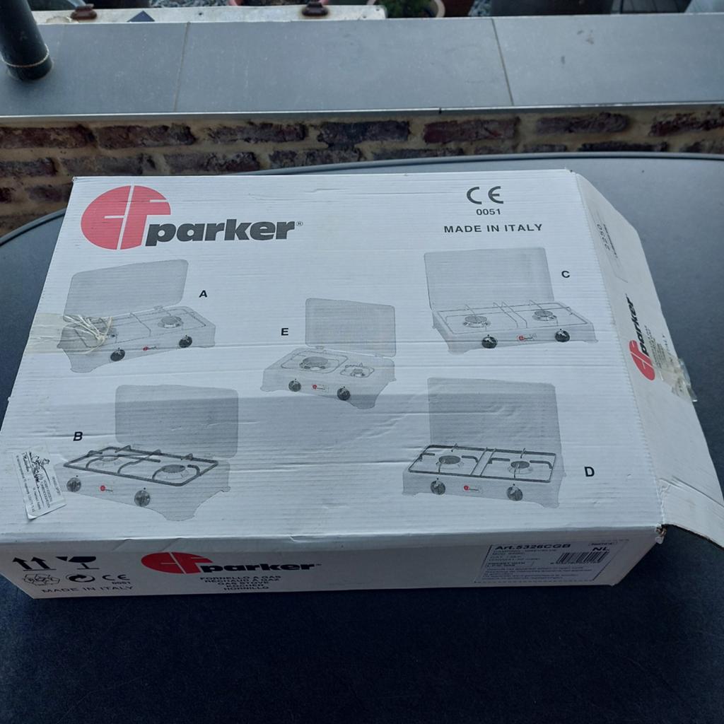 Kookvuur 2 pits werkt op butaan en propaan parker  ., Ophalen of Verzenden
