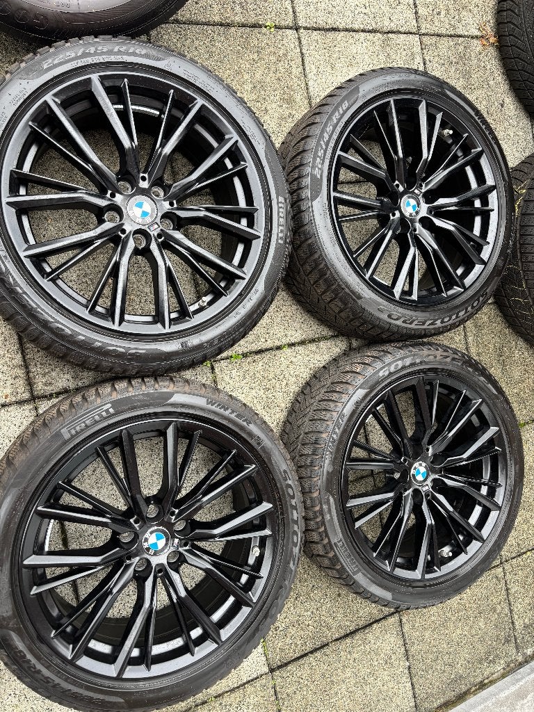 Jantes BMW 18" hiver 796 série 3 2 4 225 45 18 G20 G21, Pneus et Jantes, Pneus hiver, Véhicule de tourisme, 18 pouces