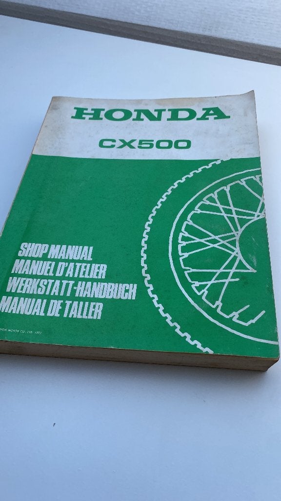 Honda CX500 werkplaatshandboek, Motos, Enlèvement ou Envoi, Utilisé