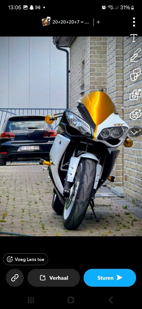 Yamaha R1 2008, Motos, Permis Moto A, Plus de 35 kW, Super Sport, Particulier