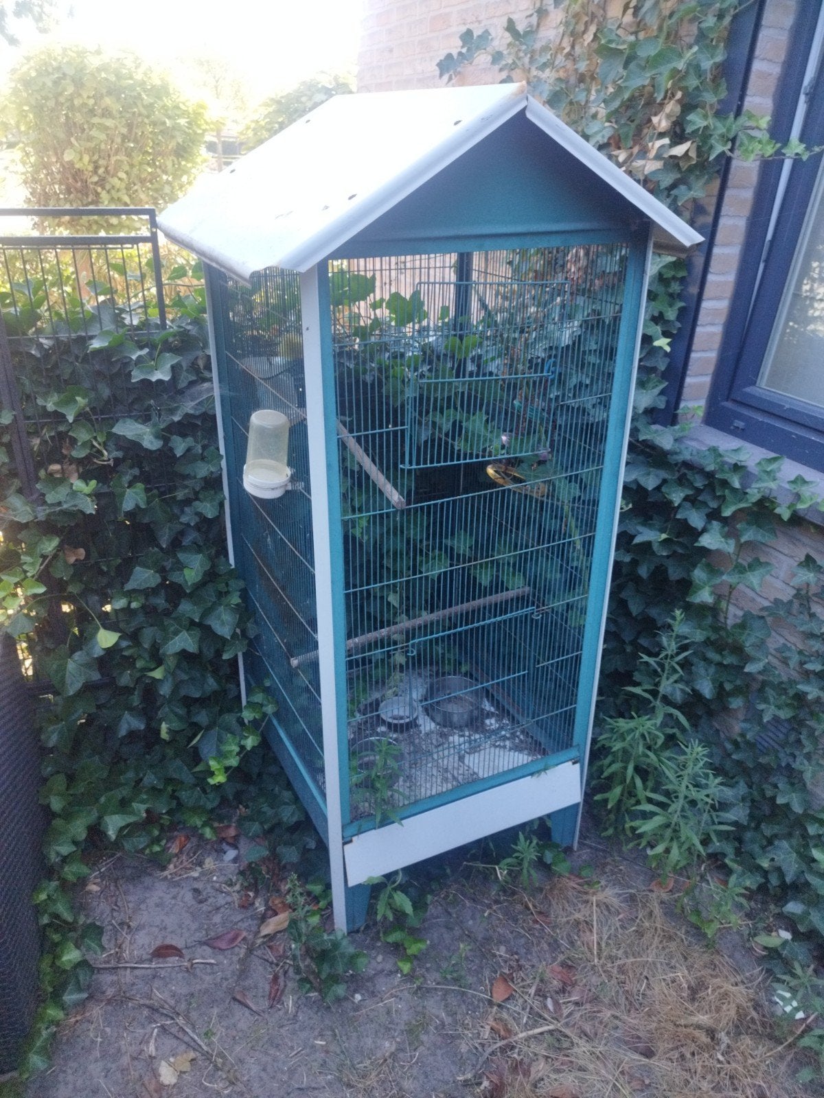 papegaaien of vogeltjes of...., Dieren en Toebehoren, Ophalen of Verzenden, Gebruikt, Aluminium, Volière