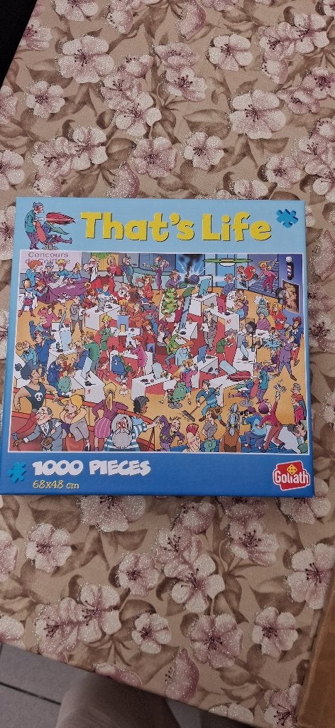 Puzzle Goliath 1000 pcs, Enlèvement, 500 à 1500 pièces, Comme neuf, Puzzle