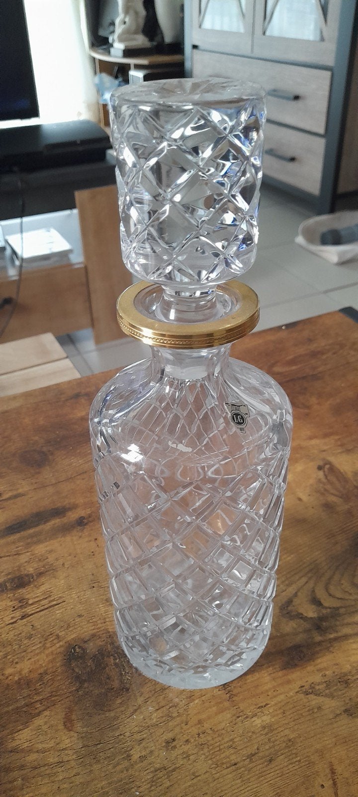 Belle carafe en Cristal  à alcool pour Wisky , Cognac autre, Antiquités & Art, Enlèvement ou Envoi