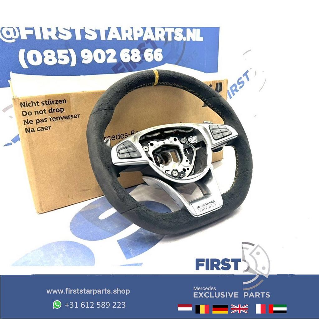 W205 C63 W253 GLC63 AMG STUUR EDITION 1 GELE STIK C GLC 63 K, Utilisé, -, -, Enlèvement ou Envoi