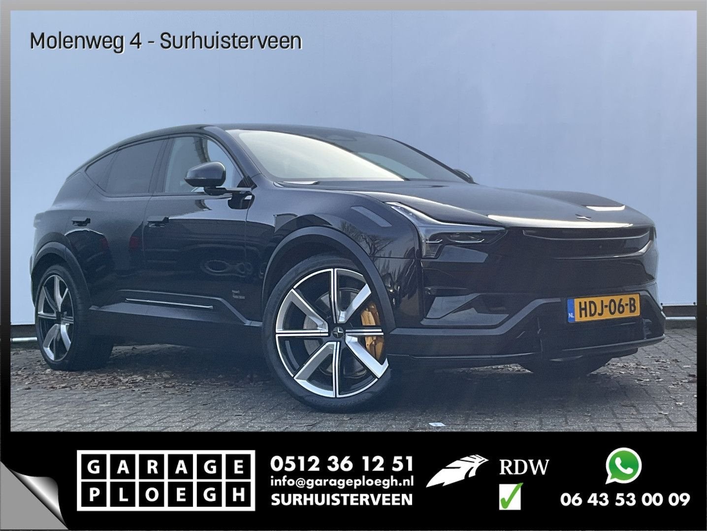Polestar 3 Long range Dual motor 111 kWh 360° 22Inch B&W 1Ei, Auto's, Automaat, 591 km, Zwart, SUV of Terreinwagen