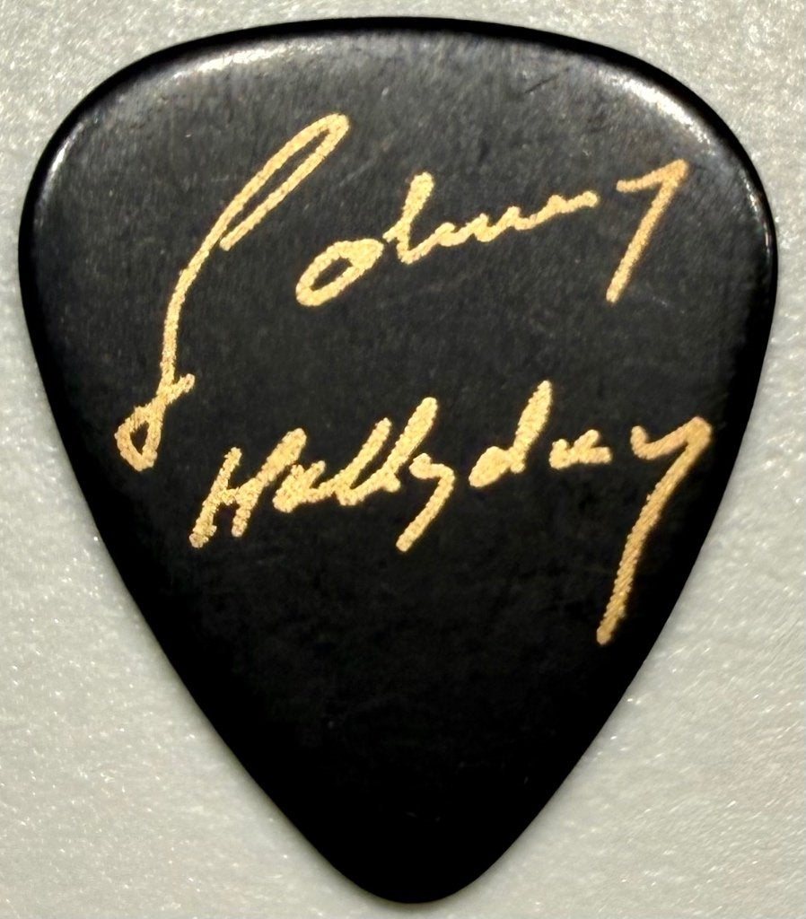 Onglet guitare Johnny Hallyday Flashback Tour collector., Collections, Enlèvement ou Envoi, Comme neuf