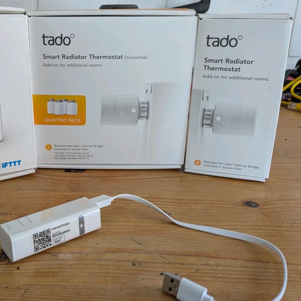 Tado radiatorkranen en thermostaat, Ophalen