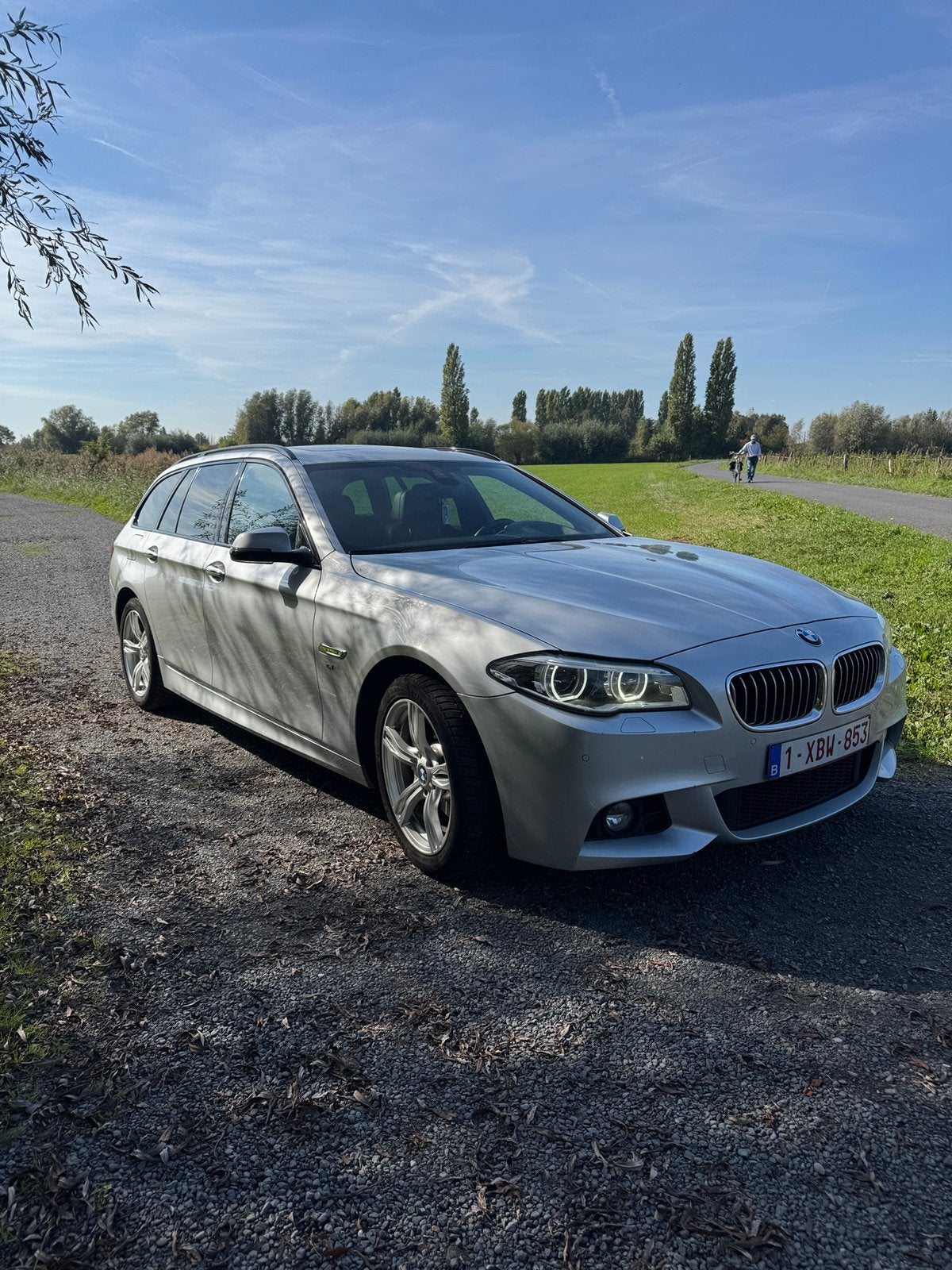 BMW 520D full M euro 6b 184pk, Auto's, Automaat, Achterwielaandrijving, Leder, 5 deurs