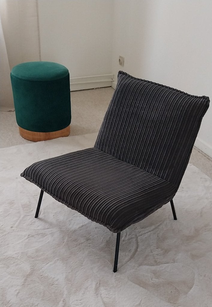 lounge zeteltje Maison Du Monde, Huis en Inrichting, Ophalen, Eenpersoons, Minder dan 75 cm, Zo goed als nieuw