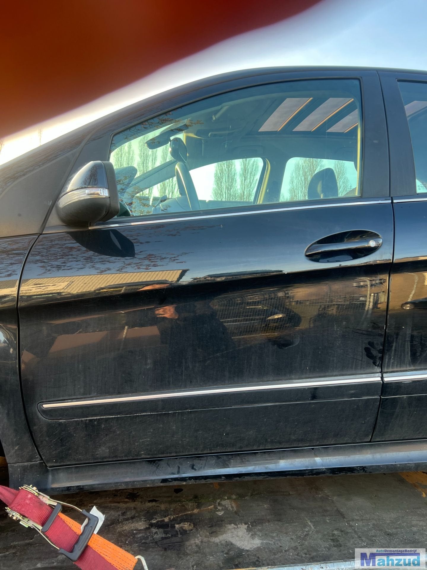 MERCEDES B KLASSE W245 Zwart 191 links voor deur 2004-2011, Auto-onderdelen, Gebruikt, Mercedes-Benz AG, Deur, Mercedes-Benz