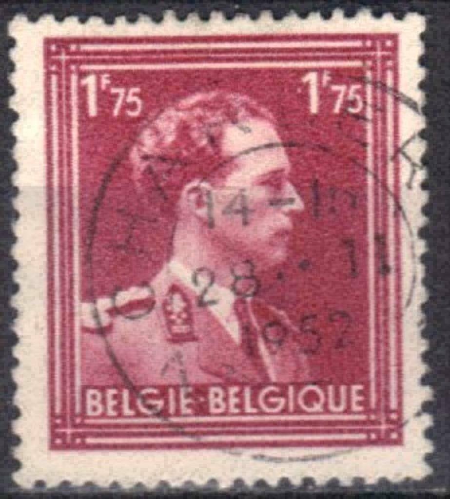 Belgie 1950 - Yvert/OBP 832 - Leopold III (ST), Postzegels en Munten, Verzenden, Gestempeld, Gestempeld, Koninklijk huis